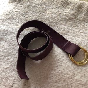 Cabi Cinch Belt Burgundy